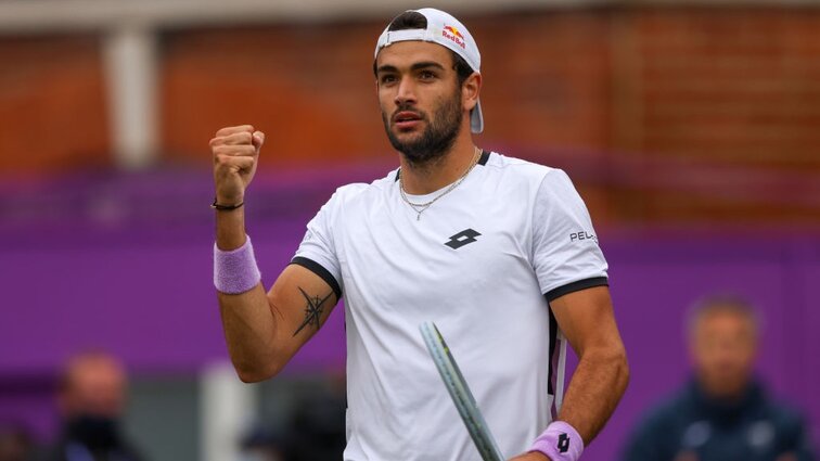 Matteo Berrettini has lived up to his role as a favorite at the Queen's Club in London so far.