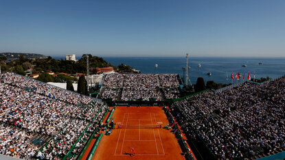 Das Masters-Turnier in Monte Carlo läutet jährlich die Sandplatzsaison auf der Tour ein. 