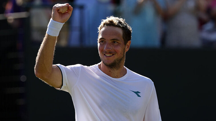 Nach seinem erstmaligen Erreichen des Achtelfinals in Wimbledon möchte Jan-Lennard Struff noch mehr. Getty Images