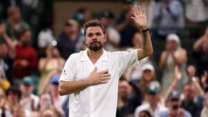In Wimbledon wurde Stan Wawrinka gebührend verabschiedet