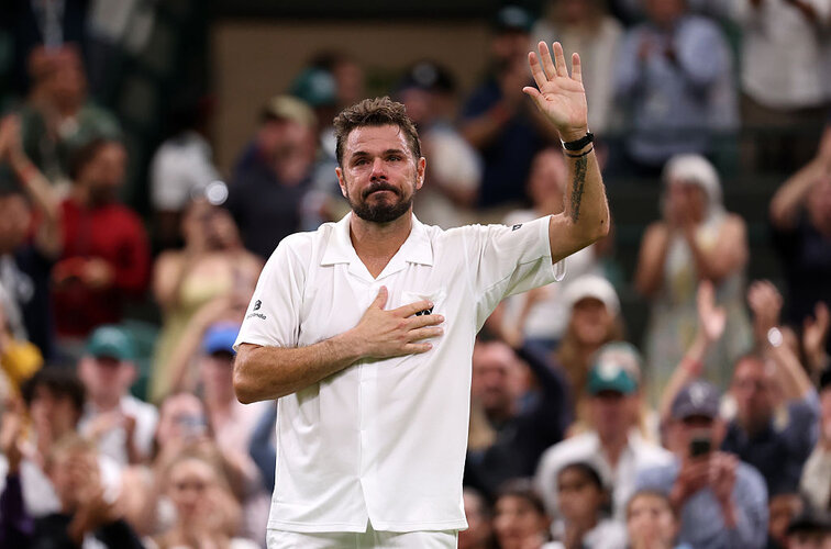 In Wimbledon wurde Stan Wawrinka gebührend verabschiedet
