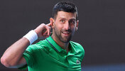 "Carlos, kannst Du mich hören?" - Novak Djokovic war am Montag bester Laune