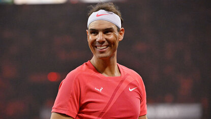 Rafael Nadal schaute zur Freude der Spieler bei den NextGen Finals vorbei. Rafael Nadal schaute zur Freude der Spieler bei den NextGen Finals vorbei.