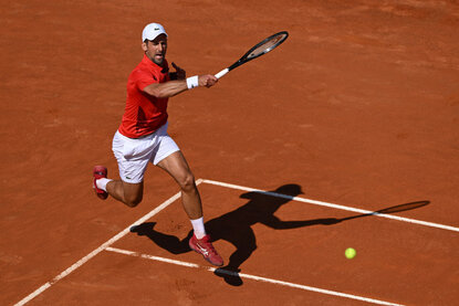 Novak Djokovic siegte in zwei Sätzen Novak Djokovic siegte in zwei Sätzen
