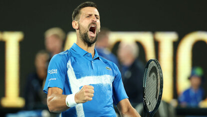 Für seine serbischen Landsleute lässt es Novak Djokovic nie an Unterstützung mangeln. Getty Images