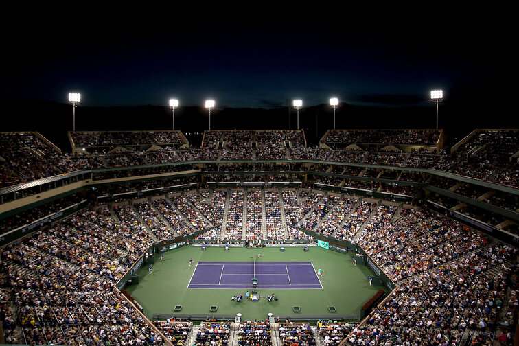 Day and night sessions are held on the Center Court