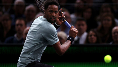 Gael Monfils hat in Stockholm noch einmal zugeschlagen Gael Monfils hat in Stockholm noch einmal zugeschlagen