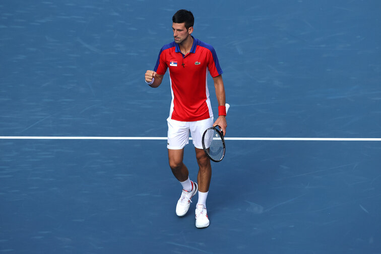 Novak Djokovic made a confident start to the Olympic Games
