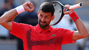 Novak Djokovic hatte auch Grund zu jubeln