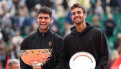 Carlos Alcaraz und Lorenzo Musetti bestritten im vergangen Jahr das Endspiel in Monte-Carlo.