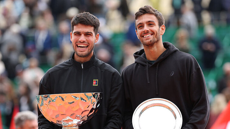 Carlos Alcaraz und Lorenzo Musetti bestritten im vergangen Jahr das Endspiel in Monte-Carlo. Carlos Alcaraz und Lorenzo Musetti bestritten im vergangen Jahr das Endspiel in Monte-Carlo.