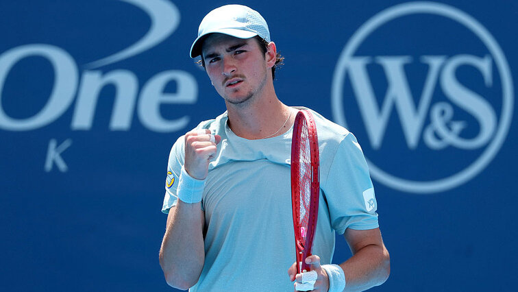Joao Fonseca bei seinem bislang letzten Start bei einem ATP-Turnier in Cincinnati