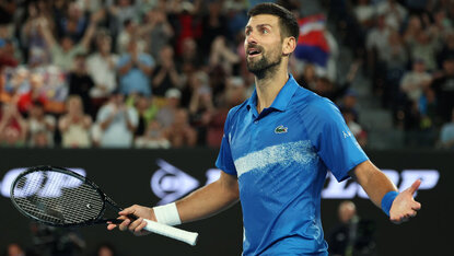 Auf der Jagd nach dem 25. Major-Titel geht Novak Djokovic keiner Konfrontation aus dem Weg. Getty Images