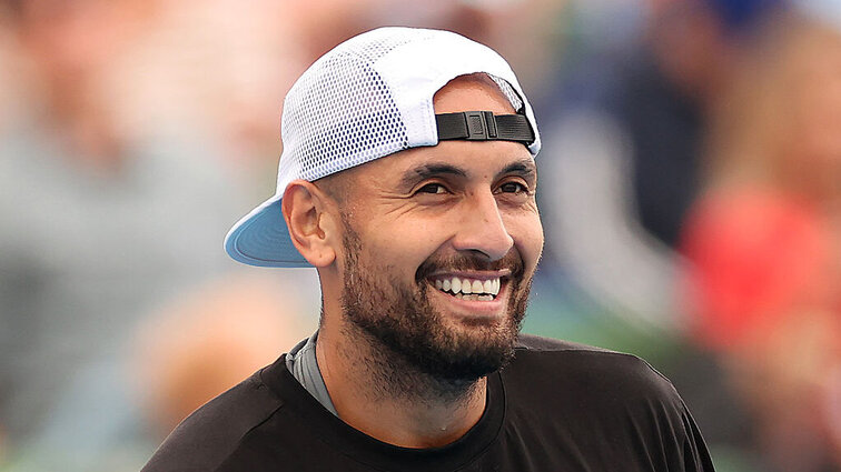 Nick Kyrgios feiert sein Comeback Nick Kyrgios feiert sein Comeback