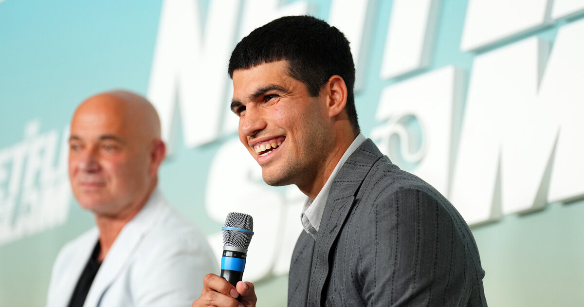 Agassi likes Alcaraz at full speed (not so much from a standing start)