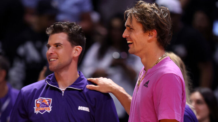 The mood is good with Dominic Thiem and Alexander Zverev - but how is the form?
