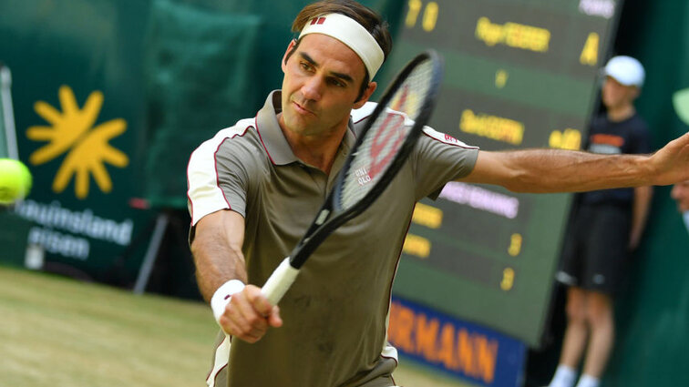 Roger Federer 2019 in HalleWestfalen