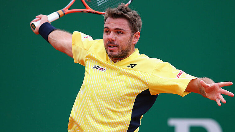 Stan Wawrinka on his way to winning the tournament in Monte-Carlo 2014