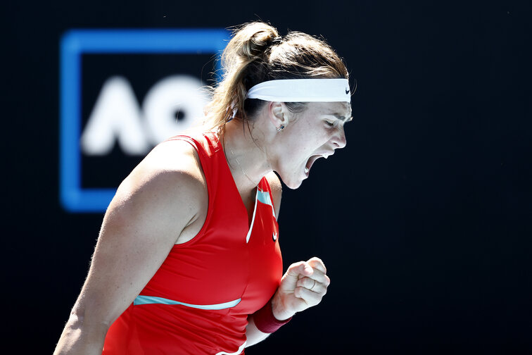 Aryna Sabalenka is in the round of 16 at the Australian Open