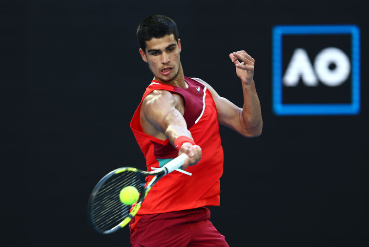 Last year, Carlos Alcaraz was eliminated in round three of the Australian Open