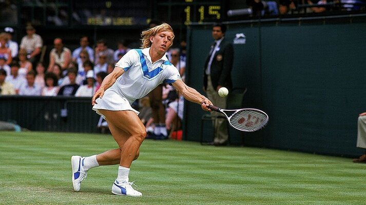 Schon Martina Navratilova setzte auf die Yonex-Qualität für ihr Spiel.