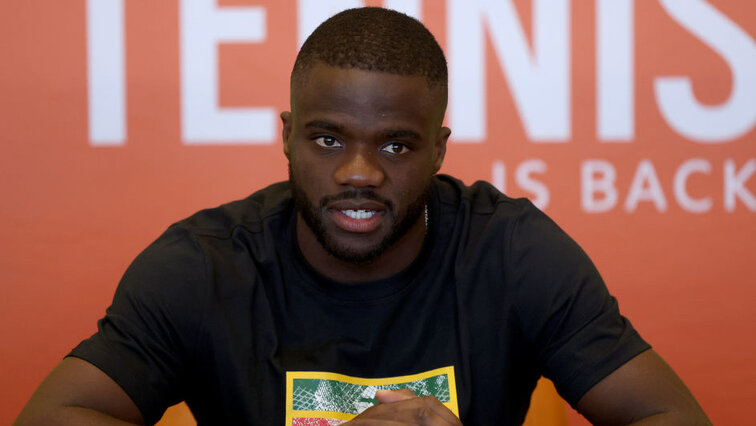 Frances Tiafoe before the start of the tournament in Miami