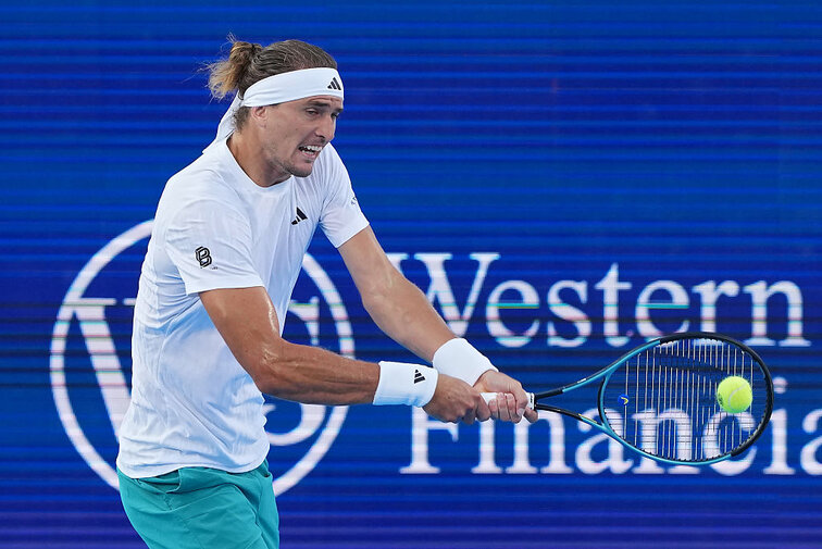 Alexander Zverev kämpfte im Viertelfinale des ATP-Masters-1000-Events in Cincinnati mit Atemproblemen