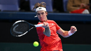 Lukas Neumayer hat beim Challenger in Zagreb das Viertelfinale erreicht.