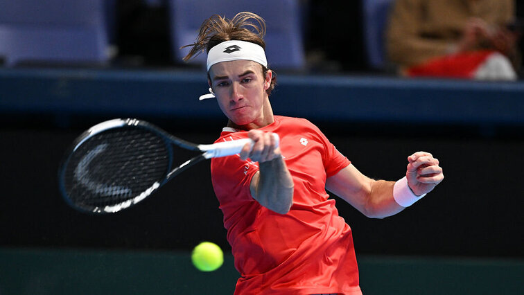 Lukas Neumayer hat beim Challenger in Zagreb das Viertelfinale erreicht.