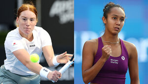 Ella Seidel und Leylah Fernandez haben in Dubai einen erfolgreichen Sonntag erlebt.