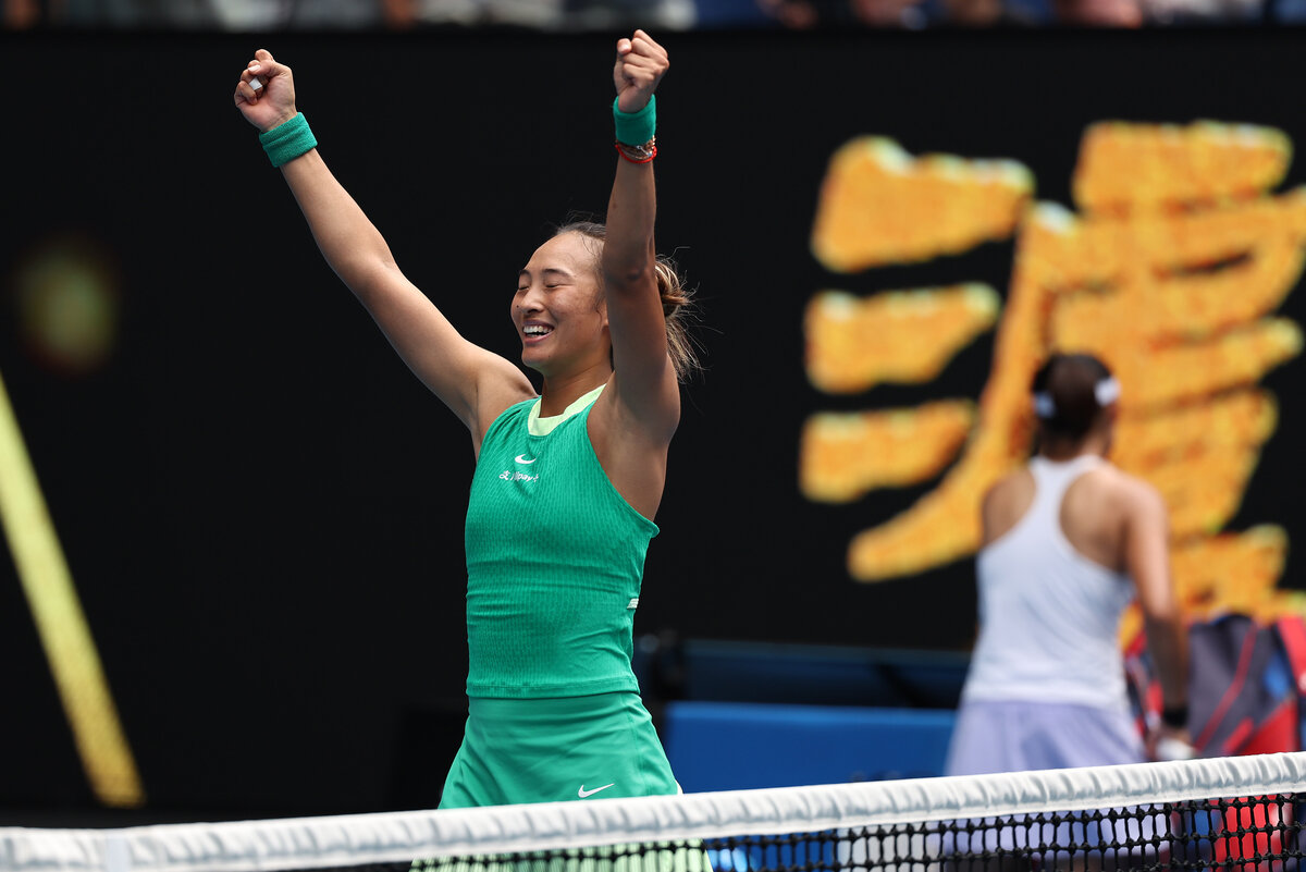 Schöne Überraschung! Tennis Champion Li Na trifft Zheng nach Gewinn