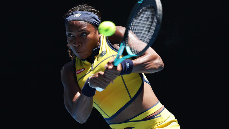 Coco Gauff ist in Melbourne in die zweite Runde eingezogen Coco Gauff ist in Melbourne in die zweite Runde eingezogen