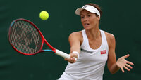 Tatjana Maria am Sonntag in Wimbledon