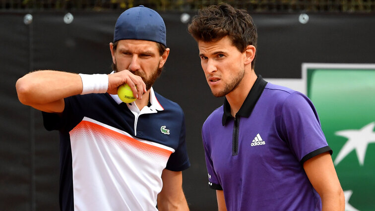 Jürgen Melzer and Dominic Thiem - already on the ATP tour as a double