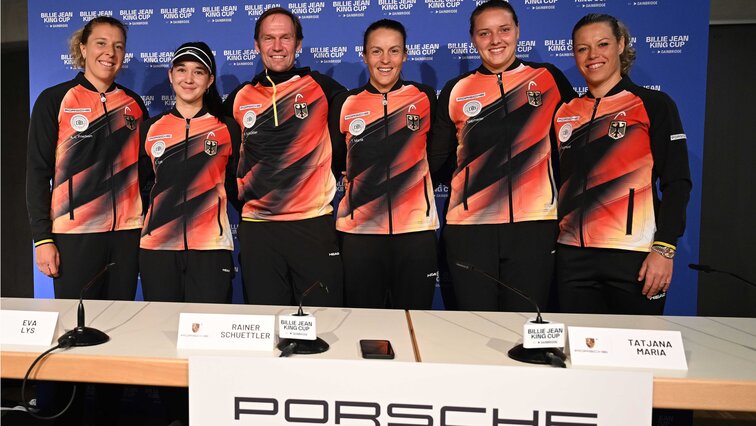 Anna-Lena Friedsam, Eva Lys, Rainer Schüttler, Tatjana Maria, Jule Niemeier und Laura Siegemund Anna-Lena Friedsam, Eva Lys, Rainer Schüttler, Tatjana Maria, Jule Niemeier und Laura Siegemund