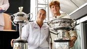 Aryna Sabalenka und Jannik Sinner vor den Australian Open 2025