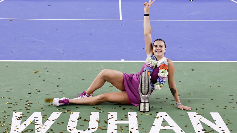 In Wuhan fühlt sich Aryna Sabalenka traditionell wohl In Wuhan fühlt sich Aryna Sabalenka traditionell wohl