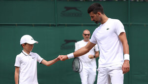 Novak Djokovic steht im Wimbledon-Viertelfinale