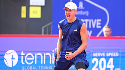 Justin Engel beim ATP-Tour-500-Turnier in Hamburg 