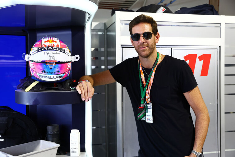Juan Martin del Potro beim Formel-1-Grand-Prix in Miami