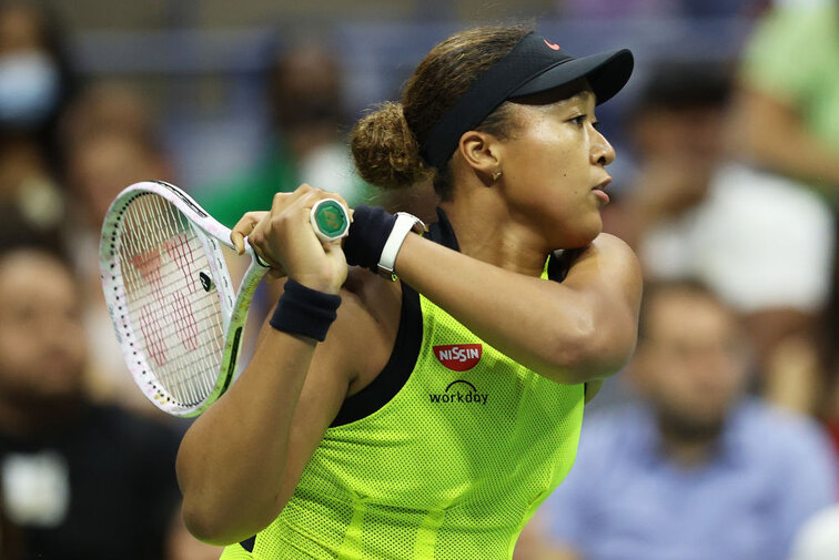 Naomi Osaka returned to the tennis court