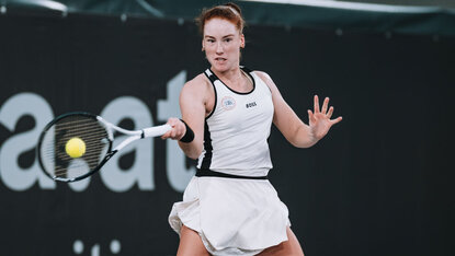 Wie im Vorjahr siegte Ella Seidel auch 2025 in der ersten Qualifikationsrunde der Australian Open. Getty Images