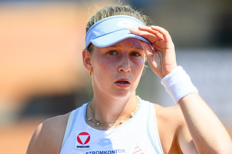 Gut gekämpft, aber am Ende reichte es für Sinja Kraus gegen Karolina Pliskova nicht