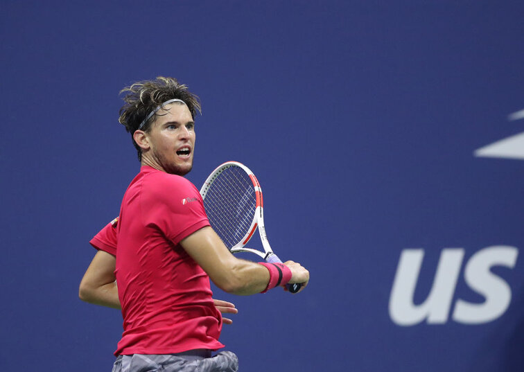 Dominic Thiem bei den US Open in New York