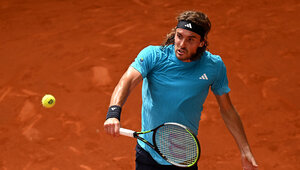 Stefanos Tsitsipas siegte am Samstagabend gegen einen genervten Alexander Bublik.