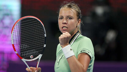 Anett Kontaveit hat in diesem Jahr schon in St. Petersburg gesiegt Anett Kontaveit hat in diesem Jahr schon in St. Petersburg gesiegt