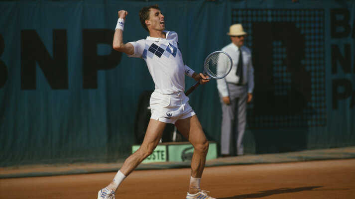 Ivan Lendl won the French Open three times.