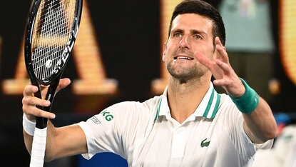 Bei Novak Djokovic sind im Moment Kameras immer dabei Bei Novak Djokovic sind im Moment Kameras immer dabei