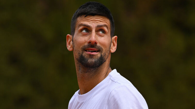 Was? Ich bin schon dran? Novak Djokovic in Rom