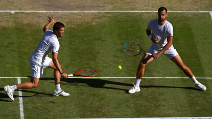 Wird Mate Pavic auch in Montreal noch mit Schutzhaltung spielen? Wird Mate Pavic auch in Montreal noch mit Schutzhaltung spielen?